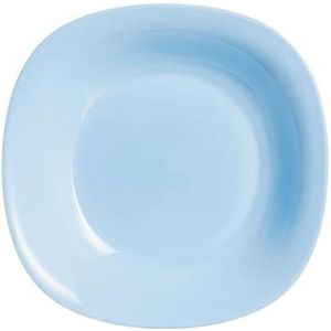 ARC 5919902 bord van glas, opaalbodem, kleur turquoise, vierkant, 21 cm, glas
