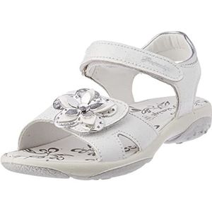 Primigi Breeze, sandalen voor dames, Wit Zilver, 34 EU