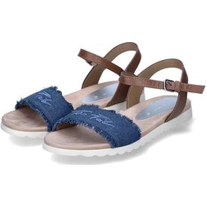 Tom Tailor Dames 5390490019 sandalen, Sky, 38 EU, sky, 38 EU