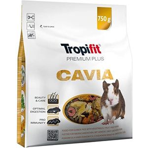 CAVIA PREMIUM PLUS 750 g - Voer voor Cavia's met Groenten, Fruit en Kruiden