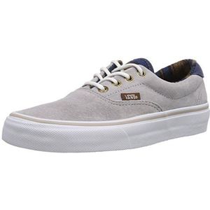 Vans Era 59, Low-Top Sneakers voor uniseks, Zwarte Gris Suede Knit Ge, 38.5 EU