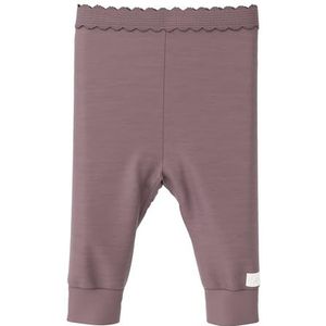 NAME IT Nbfwyla Wool/Vis Legging, lila, 56 cm