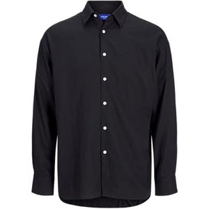 Jorparos Oversized Shirt Ls, zwart, L