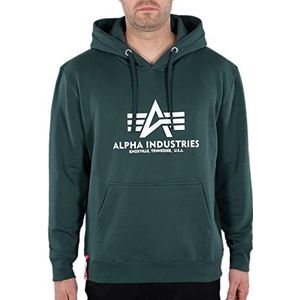Alpha Industries Basic Hoody Sweat met capuchon voor heren Navy Green