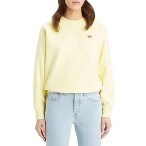 Levi's Standard Crew Sweatshirt Vrouwen, Powdered Yellow, M