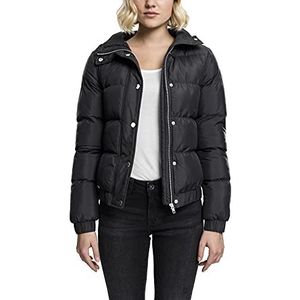 Urban Classics Damesjas met capuchon, zwart (black 7), XL