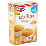Dr.Oetker Muffins naturel met vormpjes - bakmix voor 12 muffins (350 g)