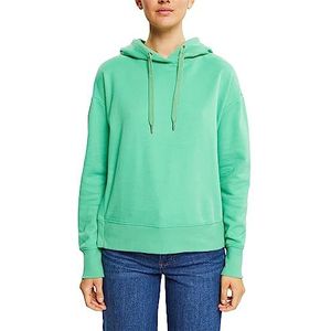 ESPRIT Sweatshirt met capuchon, groen, XXS
