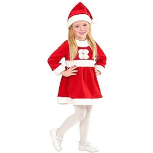 Miss Santa (jurk, pet) - (110 cm/3-4 jaar)