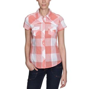 Blend Dames blouse halve mouw 2304-11, rood (208), 38 NL