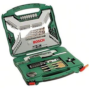 Bosch Accessories 100-delige X-Line Titanium boren- en schroefbitset (hout, steen en metaal, accessoire boormachine)