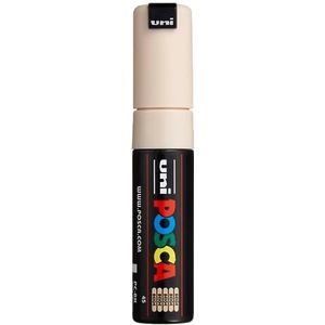 uni-ball POSCA (182672) marker met brede wigpunt, beige