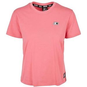 STARTER BLACK LABEL Dames Ladies Starter Essential Jersey T-shirt, pinkgrapefruit, L