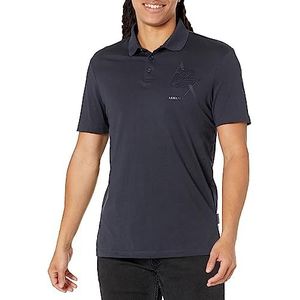 Armani Exchange Poloshirt voor heren, regular fit, katoen, Eagle logo, poloshirt, navy, S