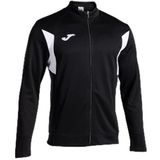 Joma - Herensweatshirt - Winner III - ritssluiting, Zwart Wit, 5XS