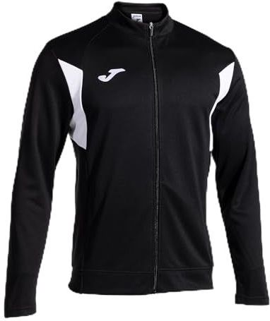 Joma - Herensweatshirt - Winner III - ritssluiting, Zwart Wit, 5XS