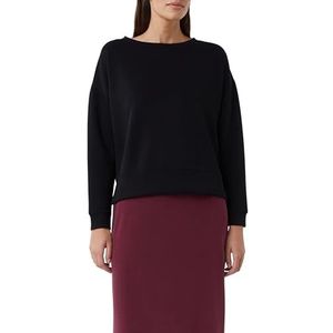 comma casual identity - Sweatshirt - Zwart - Lange Mouwen