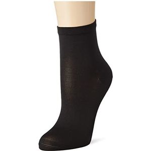Dim sokken coton stretch katoen dames x2, zwart, 42 EU