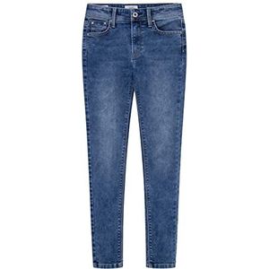 Pepe Jeans Pixlette High Jeans voor meisjes, blauw (denim-Jr5), 10 anni