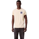 Calvin Klein Jeans - T-shirt - Zwart - Katoen - Regular Fit - Logoprint