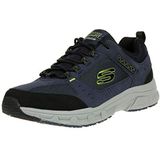 Skechers Oak Canyon Sneakers voor heren, Blauw Navy Lime Nvlm, 45 EU