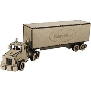 Keranova 5502 8,7 x 48 x 13 cm Collection Junior DMQ Trailer Truck Model 3D Puzzel ('s)