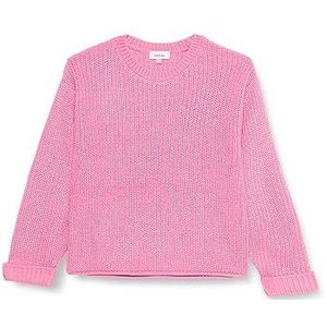 VERO MODA Dames Vmsayla Fold Ls O-NCK Pullover Girl Noos gebreide trui, Sachet pink, 42/44 NL