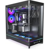 PC Behuizing - Gehard Glas - Verticale Ventilatie - Omkeerbaar Ontwerp