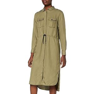 G-STAR RAW Rovic Maxi Shirt Jurk L/S, groen (sage 724), L