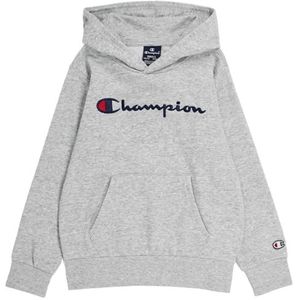 Champion Legacy Icons B-Ultralight Spring Terry Sweatshirt met capuchon voor kinderen en jongens, Lichtgrijs, 15-16 jaar