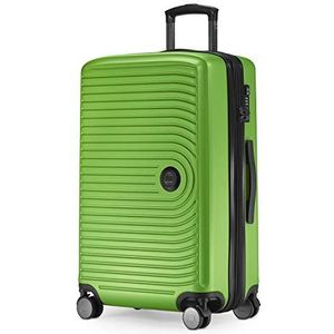 HAUPTSTADTKOFFER Mitte - Middelgrote koffer met harde schaal, TSA, 4 wielen, ruimbagage met 8 cm volumevergroting, 68 cm, 88 L, appel groen