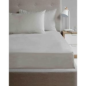 Rapport Home Microvezel Zilver King Hoeslaken Luxe Easy Care Non-Iron Beddengoed