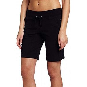 Danskin Women's Essentials Bermuda Short, Black, 1X