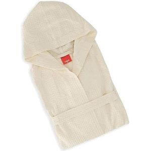 Gabel Golf Badjas met capuchon, katoen, beige, XXL