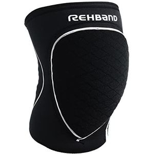 Rehband kniebeschermers 1 stuk of 1 paar, handbal & volleybal kniebeschermers - comfortabel & nauwsluitend, Kleur:Zwart, Maat:XXL