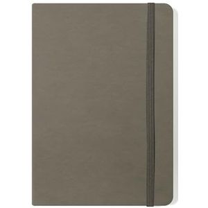 Silvine A5 Executive Hardback Notebook/Journal Grey. 160 gevoerde pagina's van 90gsm Premium Ivoorpapier