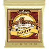 Ernie Ball Earthwood Light 80/20 Bronze Acoustic Guitar Strings - 11-52 Gauge