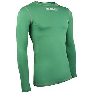Rhino Unisex's Tagless Baselayer, Groen, Klein