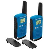 Motorola T42 Talkabout PMR446 2-weg walkie-talkie draagbare radio's (pak van 2) – blauw