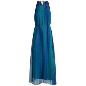 ApartFashion Dames chiffonjurk jurk, turquoise-smaragd, normaal, turquoise-emerald, 44