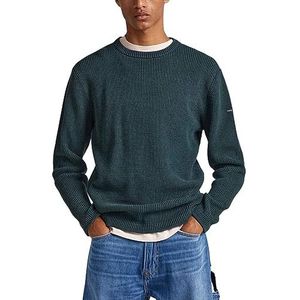 Pepe Jeans Heren Dean Crew Neck Sweater, Groen (Regent Groen), XS