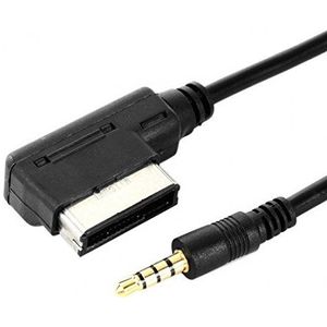 Systeem-S autoadapterkabel kabel voor Media In AMI MDI naar Stereo 3.5mm Audio Aux