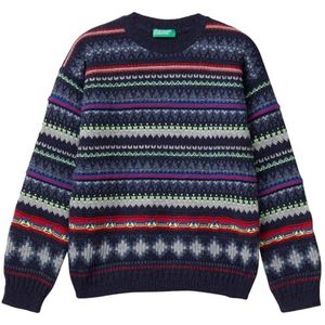 United Colors of Benetton Mesh G/C M/L, Blauw, 130 cm