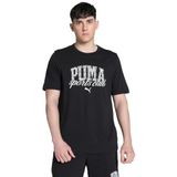 PUMA - Classics - T-shirt - Zwart - 75% Katoen, 25% Gerecycled Katoen