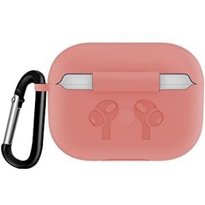 Compatibel met Apple AirPods Pro, beschermhoes van siliconen, schokbestendig, ultradun, antislip, voor jongens, meisjes en jongens (oranje)