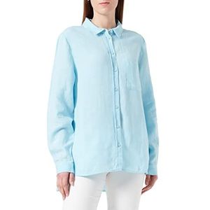 Part Two Kivas Relaxed fit shirt met lange mouwen voor dames, Crystal Blue, 36