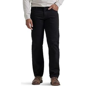 Wrangler Authentics Men's Big & Tall Classic Relaxed Fit Jeans voor heren, zwart, 33W / 32L
