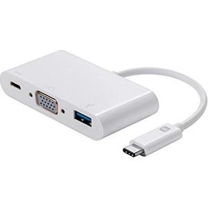 Monoprice USB-C naar HDMI-adapter, wit, ondersteunt tot 10 Gbps datasnelheid & USB 3.1 SuperSpeed, Select Series (114504)