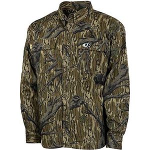 Mossy Oak Men's Mossy Oak Camouflage Cotton Mill 2.0 Hunt Shirt lange mouwen Lange mouwen