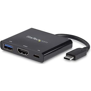 StarTech.com USB-C naar HDMI-adapter - 4K 30Hz - Thunderbolt 3 compatibel - met voeding (USB PD) - USB C Adapter Converter (CDP2HDUACP)